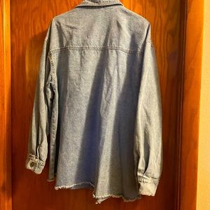 Women’s size medium denim, Shacket.
